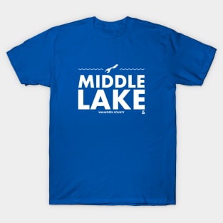 Walworth County, Wisconsin - Middle Lake T-Shirt